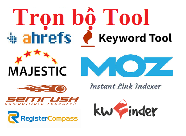 Cung cấp trọn bộ tài khoản tool SEO: Ahrefs, Majestic, Keywoodtool, Instentlinkindex, Registercompass, Moz, Serum...